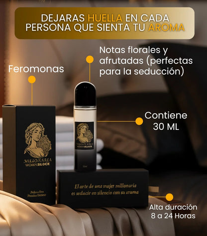 MILLONARIA - PERFUME ACTIVADOR DE SENSUALIDAD + CONFIANZA